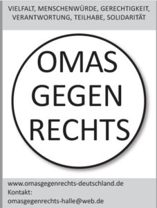 OMAS GEGEN RECHTS - FLYER HALLE